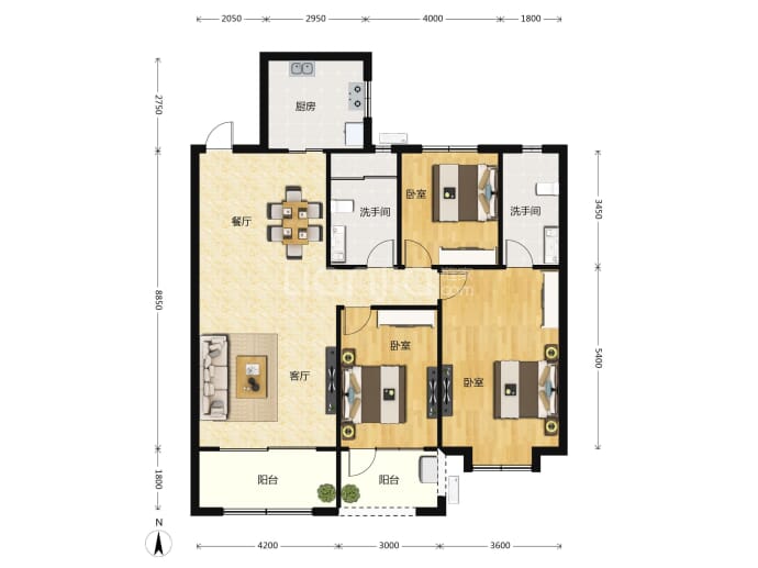 万合名著--建面 141m²