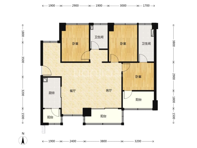 御景天峦府--建面 120m²