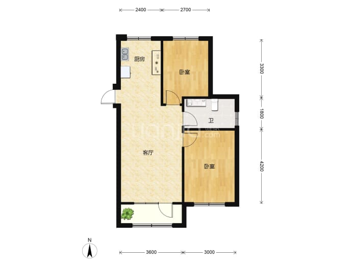 翠岫联芳--建面 78m²