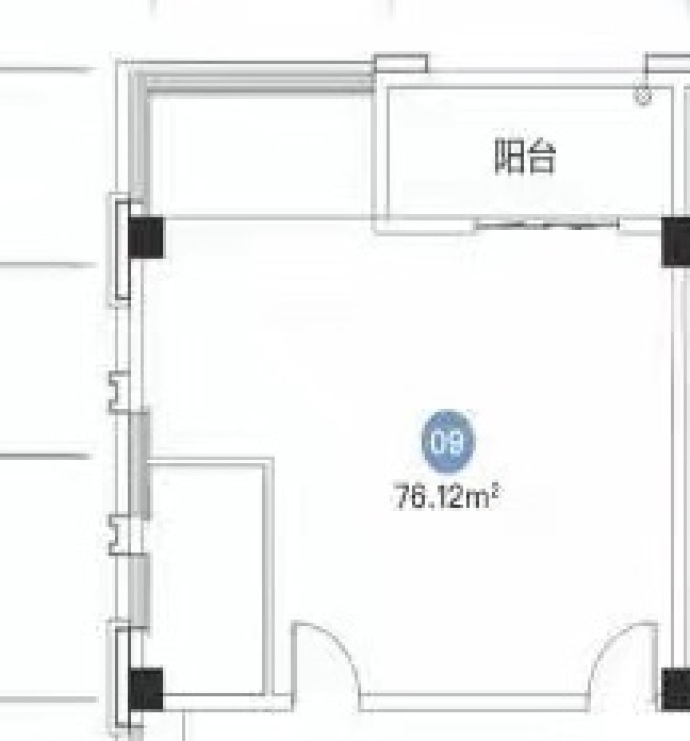 明发悦庭--建面 76.12m²