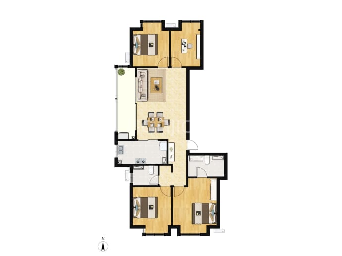 奥园誉景澜庭--建面 126m²