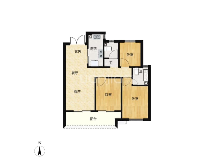 永威溪樾--建面 110m²