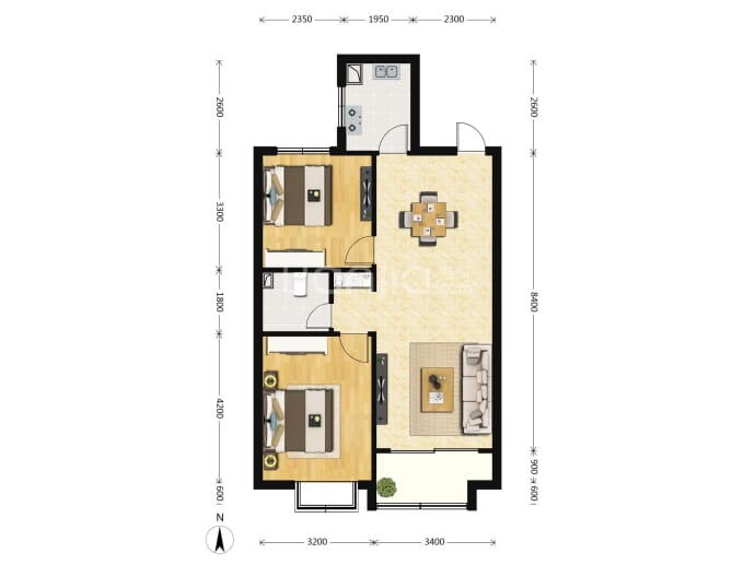 中泽纯境--建面 91.21m²