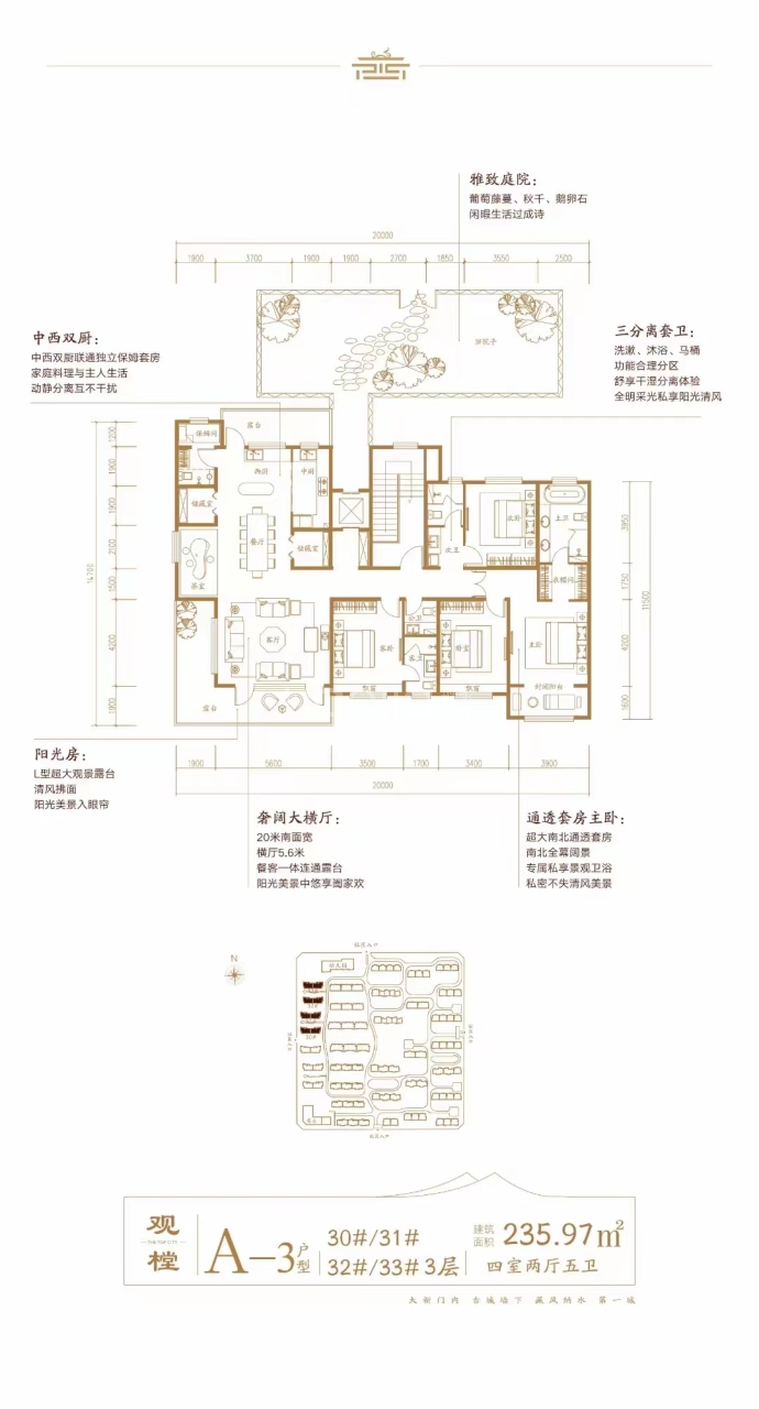 宣府第一城·隍宸--建面 235.97m²