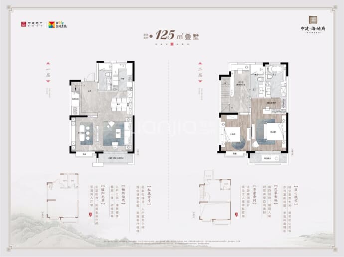 中建·海纳府--建面 125m²