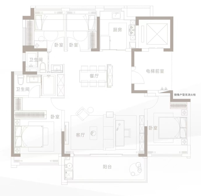 保利招商龙誉--建面 125m²