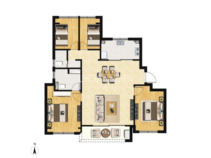 融创未来金融城--建面 130m²