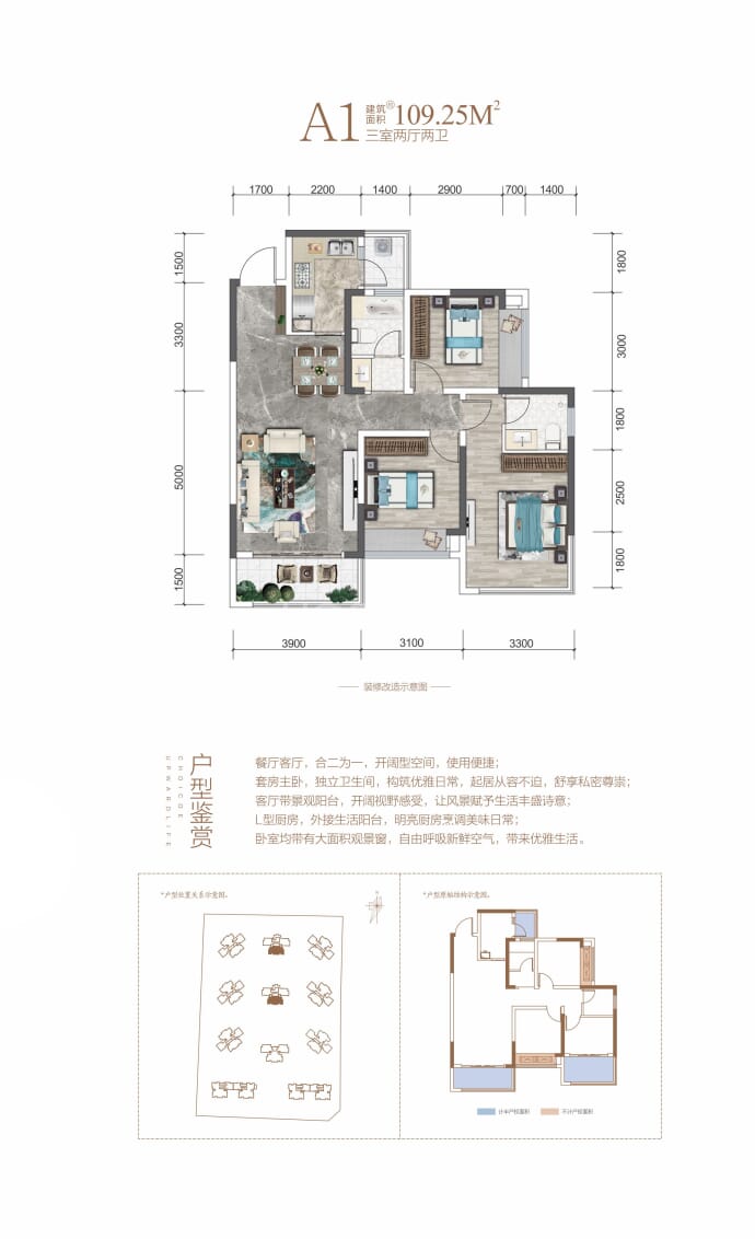 杰阳天成--建面 109.25m²