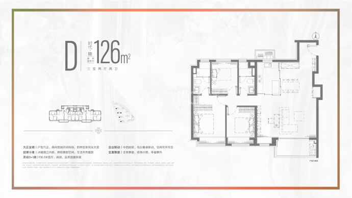 招商时代乐章--建面 126m²