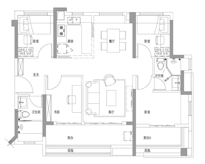 越秀白云星汇城--建面 98m²