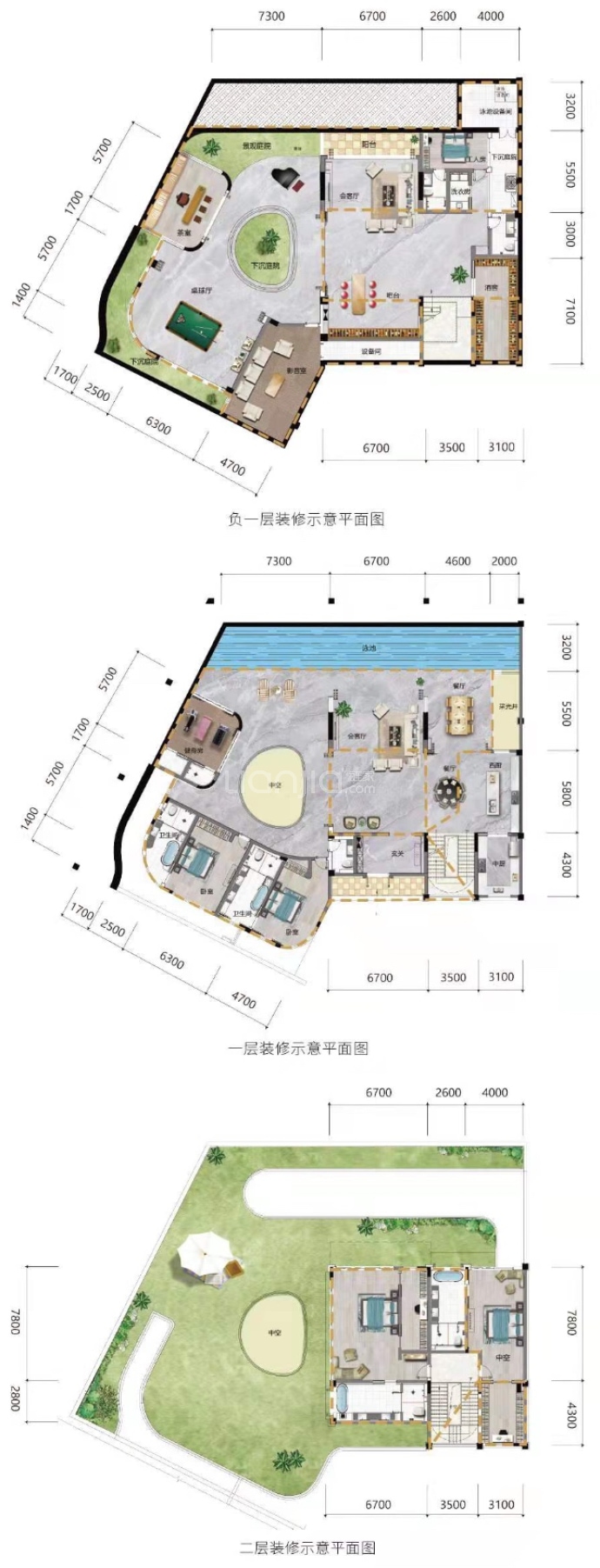 鸿洲江山--建面 219m²