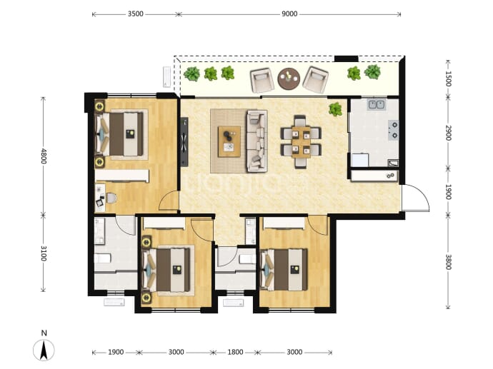 南山府--建面 117m²