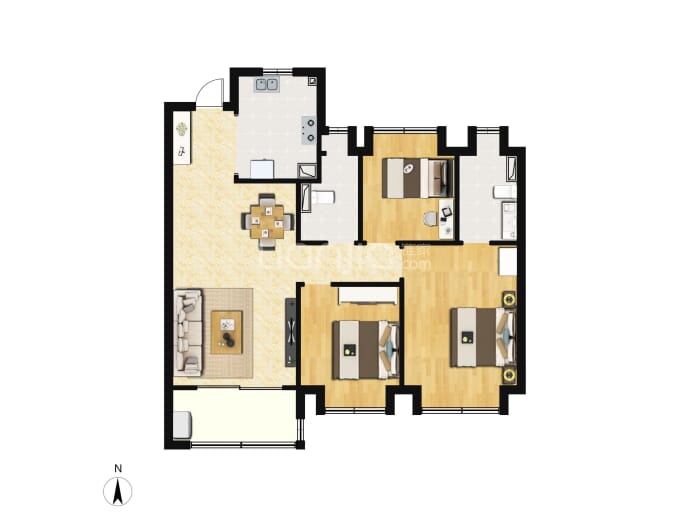 大华·梧桐樾--建面 102m²