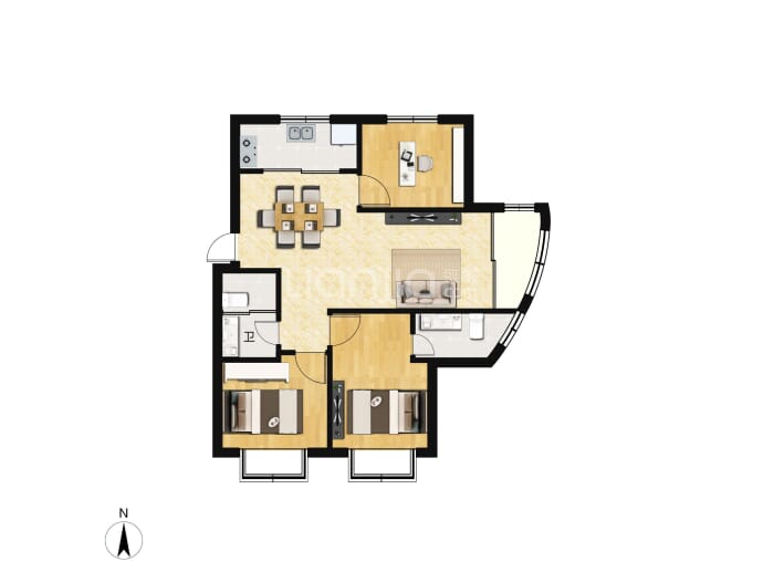 融城--建面 124.65m²