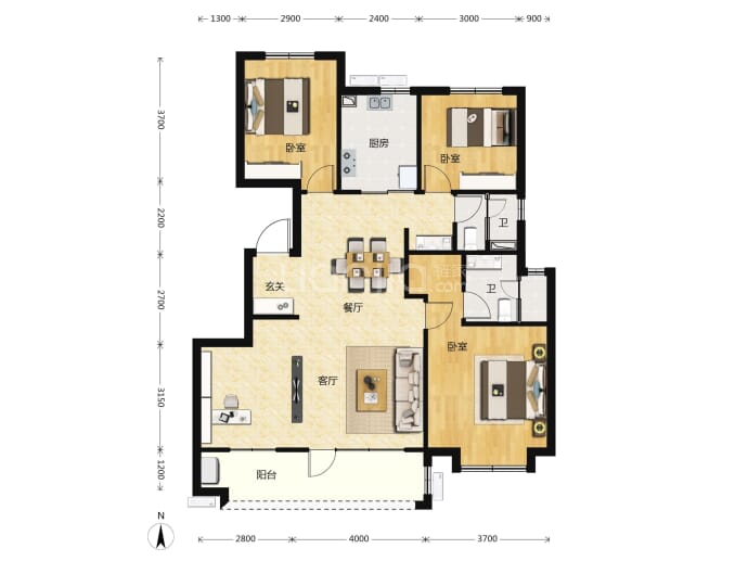 绿地·国科健康科技小镇--建面 113m²