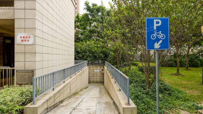 崧泽华城崧文阁外景图