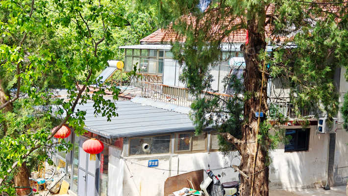 罗汉崖村外景图