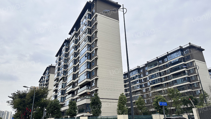 旭辉江山和鸣观庭外景图