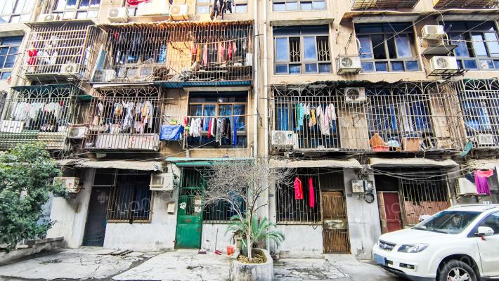文运街邮电宿舍楼外景图