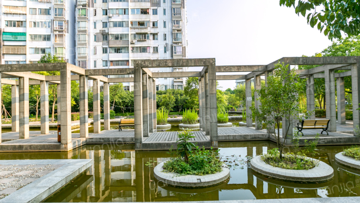 河滨城市花园外景图