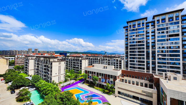 中梁越江府外景图