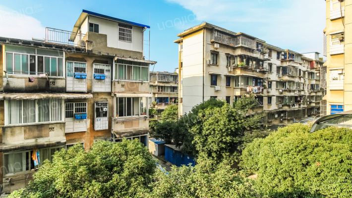 棉纺厂宿舍小区外景图