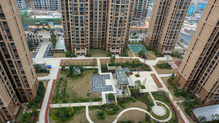 鸿邦国际城外景图