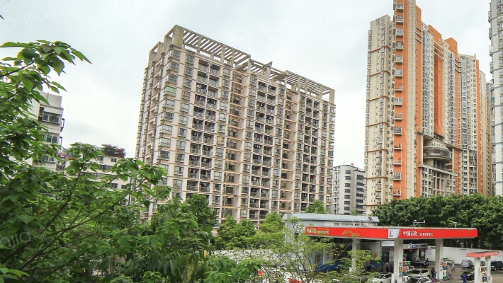 海关生活区外景图