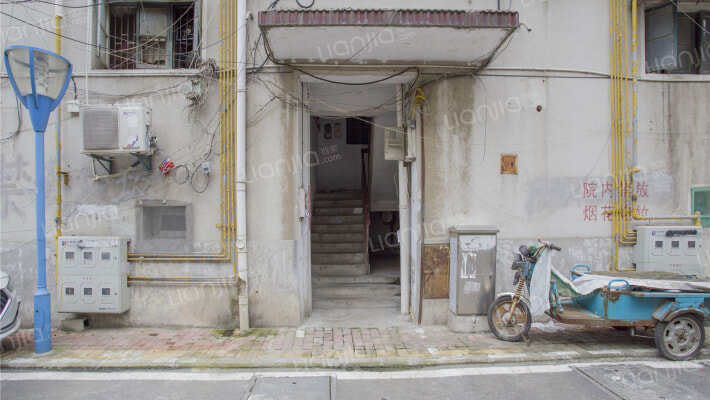 蒙城北路郊区法院大院宿舍外景图