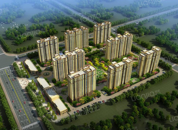 蓝岸郡景楼盘图片