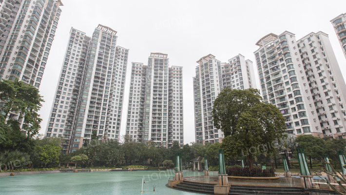 祈福新村迎风阁外景图