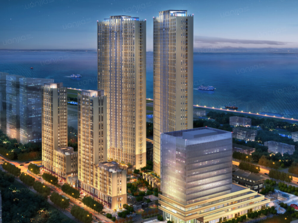 东港天鹅湾图片_东港天鹅湾实景图(大连链家新房)