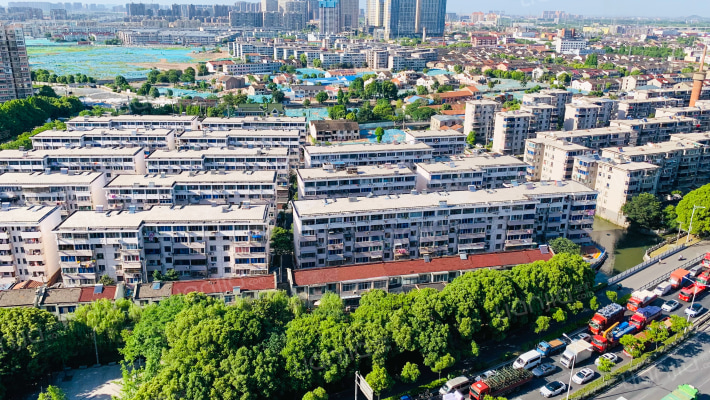 庄前新村外景图