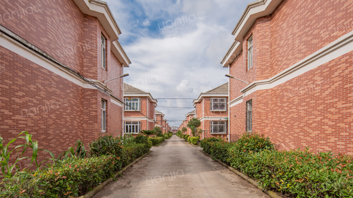 滨海新区闸桥村农民花园外景图