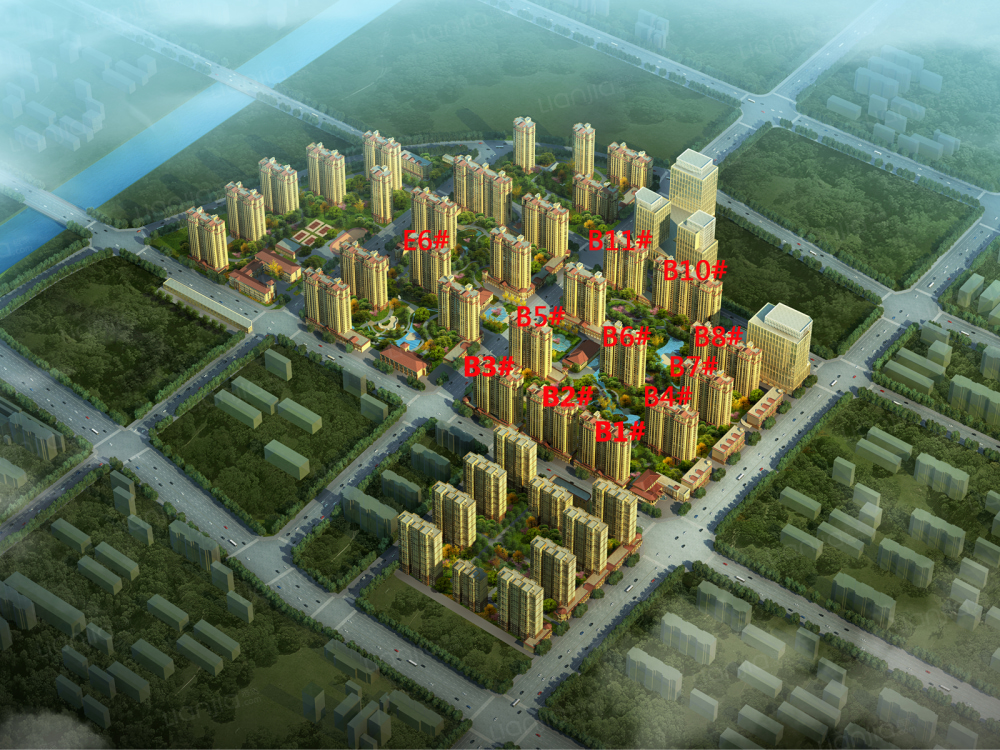 幸福城图片_幸福城实景图(石家庄链家新房)