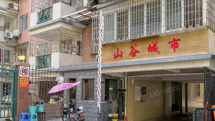 山谷城市外景图