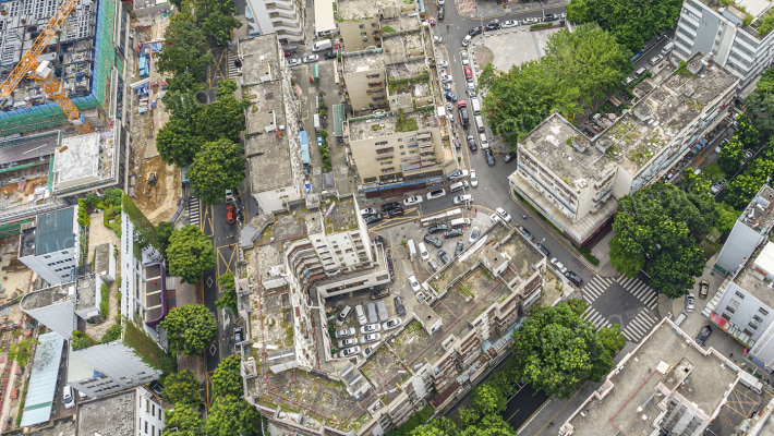 广告公司住宅楼外景图