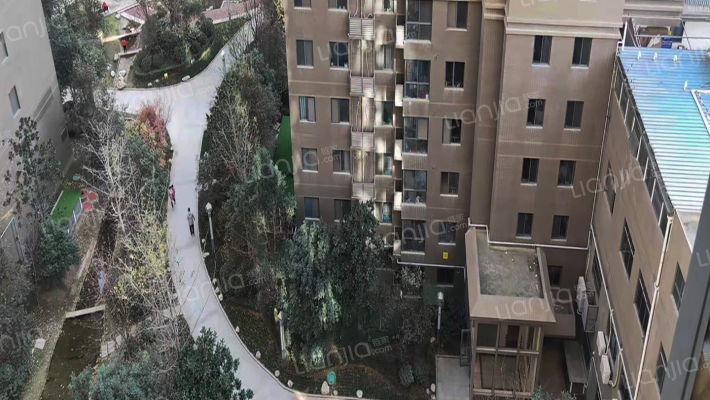 长兴园湖曲外景图