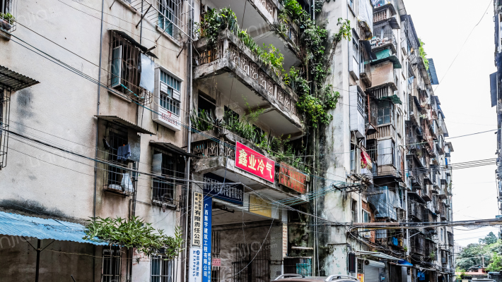 唐山路50号住宅小区外景图