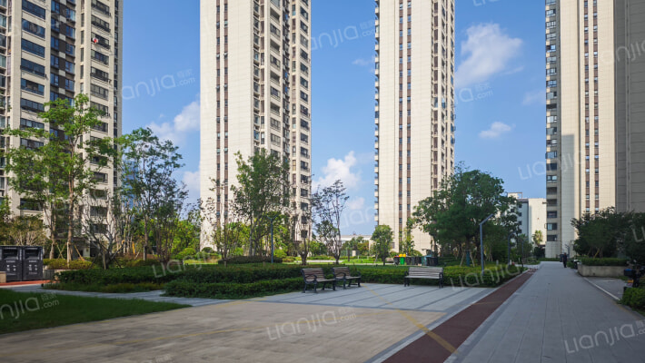 老殿后锦园外景图