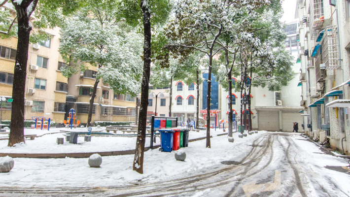 中国人民银行省分行宿舍外景图