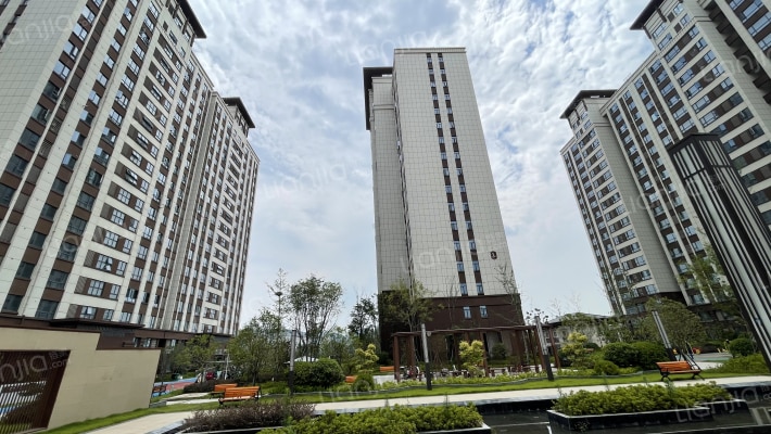 汉江水畔青云筑外景图