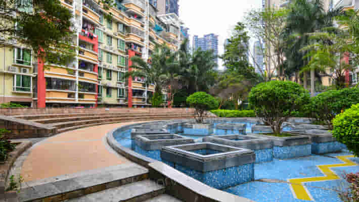 万家灯火外景图