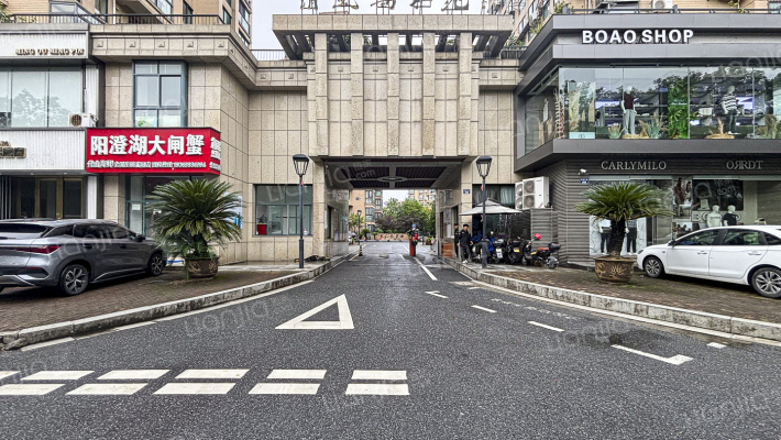 后亭子社区园沙路外景图