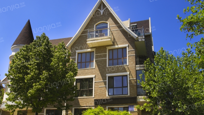 欧洲小镇外景图