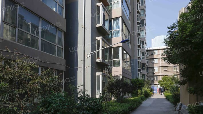 粮食局河西高层住宅小区外景图