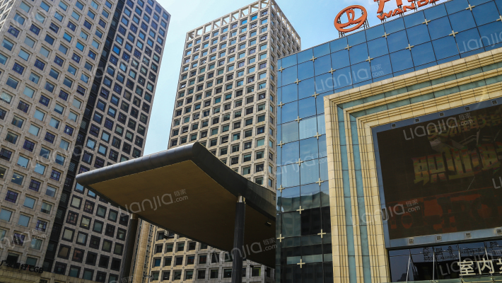 万达广场写字间外景图