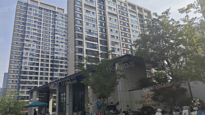 滨河四季云庭外景图