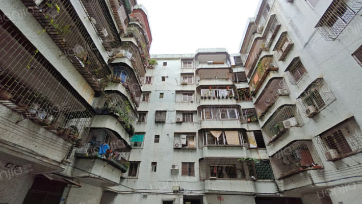 何屋塘邮局宿舍四合院外景图