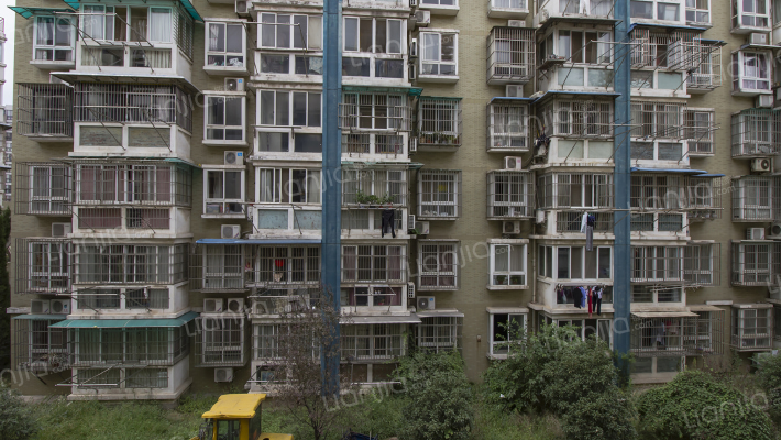 慈湖河小区外景图